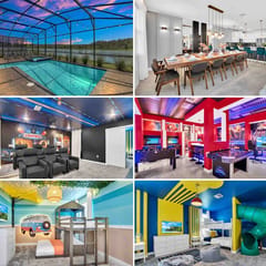 3017PS · Brand New Luxury 9BR Villa/ Pool/Spa/Game Room