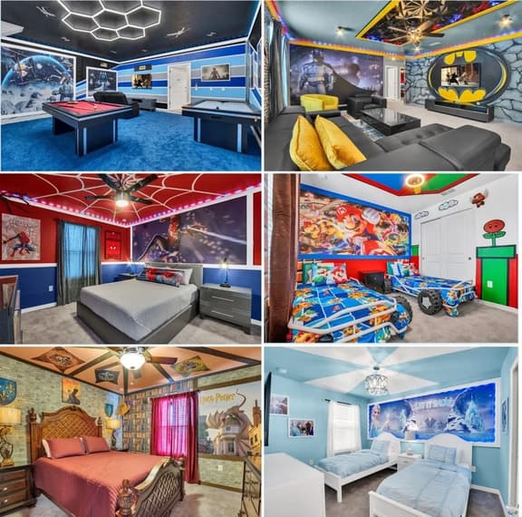 3417LW · Brand New 7 Bedroom with Pool /Spa/ Themed, Close - Image 1