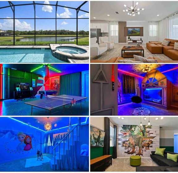 8950CBD · Amazing 9BR Lakeview Villa in Solara with Pool/Spa - Image 1