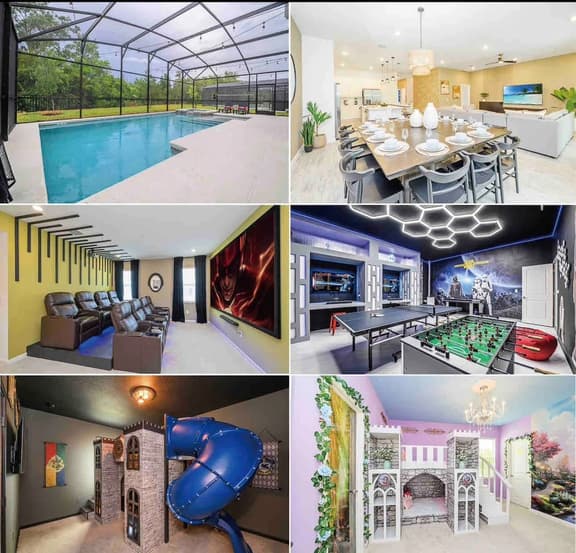 2458RD · Brand New 12BR Disney Mansion/Pool/Spa/Game Room - Image 1